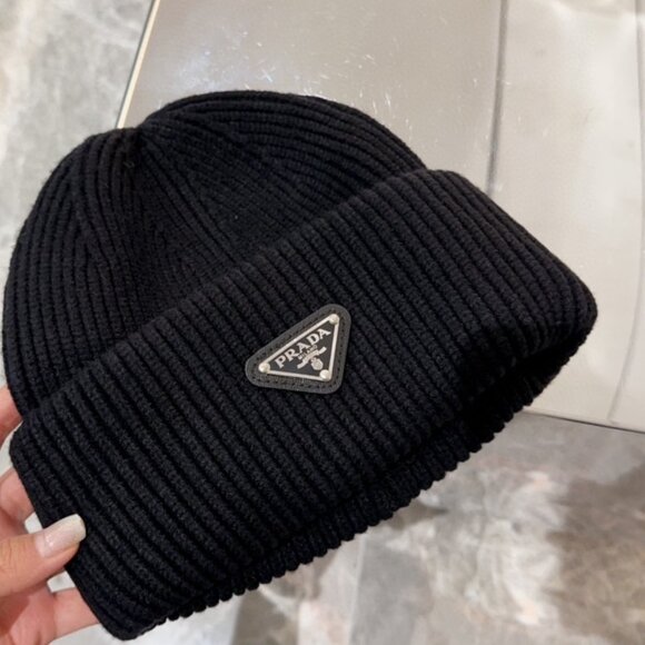 Prada ribbed high-elasticity knit cap - Picture 3 of 6